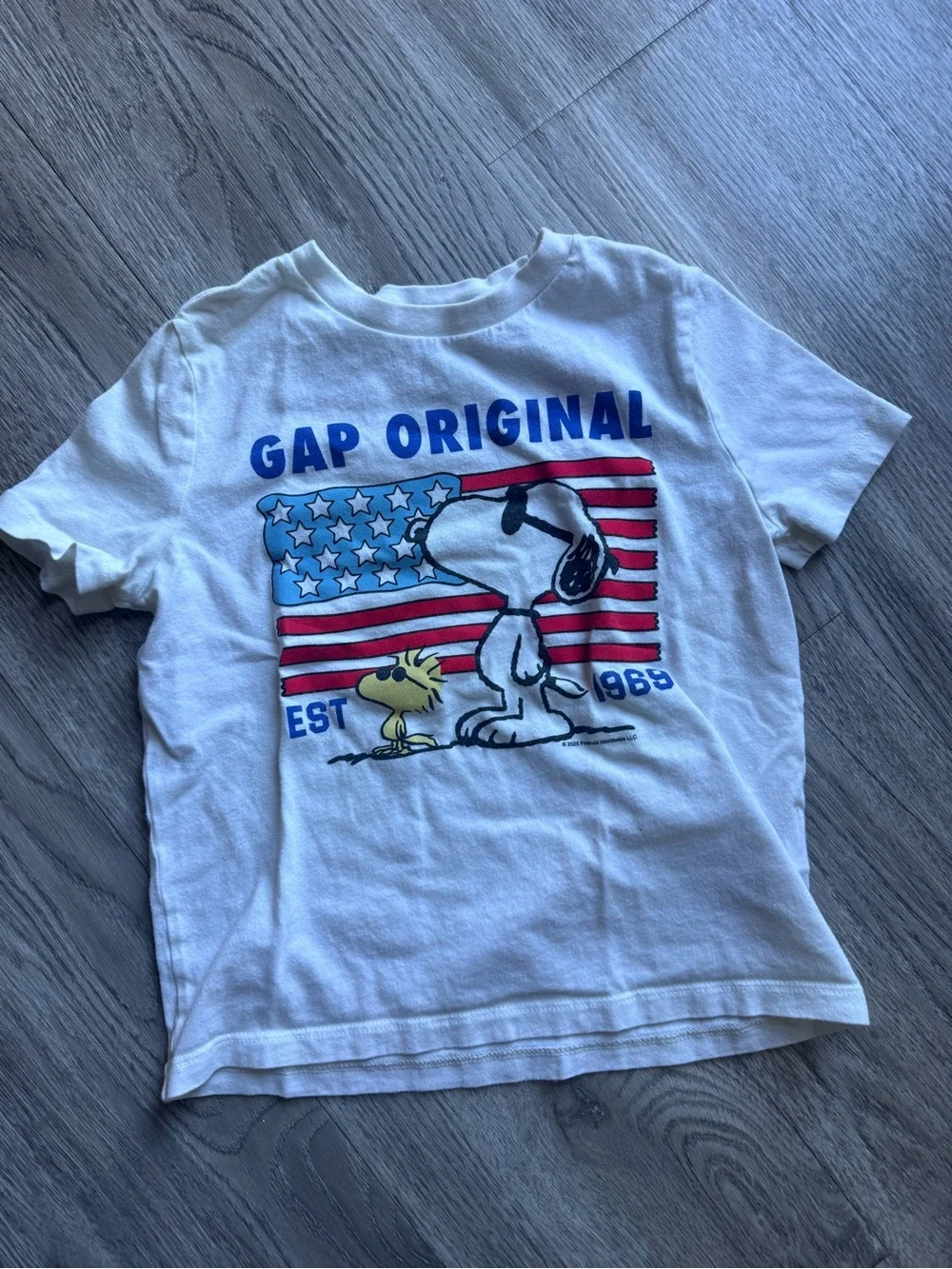 🇺🇸GAP Kids Peanuts & Snoopy Tee Size 4-5T